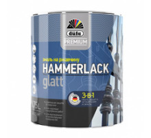 HAMMERLACK на ржавчину гладкая RAL-9005 чёрный  0,5л "DufaPremium" Эмаль (под заказ)